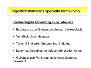 bildspel om digestionsfarmakologi
