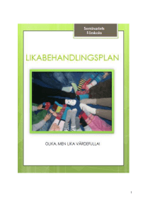 Läs vår likabehandlingsplan