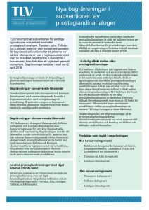 Faktablad ögondroppar med prostaglandinanaloger