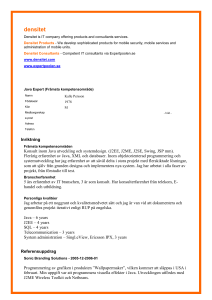 CV -  - Expertpoolen