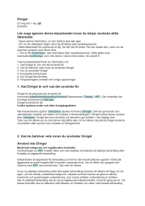 Divigel Läs noga igenom denna bipacksedel