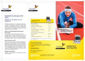 freestyle navigator - Abbott Diabetes glukos