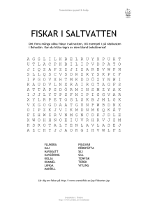 Fiskar i saltvatten