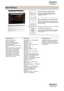 QSG7125W Spis