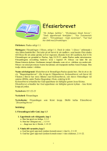 isagogisk översikt