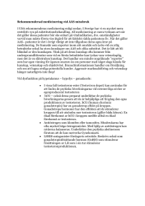 Rekommenderad medicinering vid AAS-missbruk