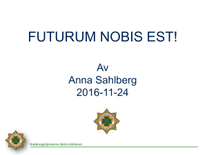 PowerPoint mall för Räddsam VG