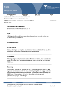 Nitroglycerin per os