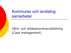Kommuner och psykiatri i samarbete