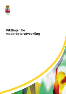 Riktlinjer för medarbetarutveckling