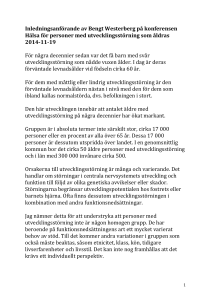 Inledningsanförande av Bengt Westerberg på konferensen Hälsa för