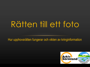 Rätten till ett foto - hur upphovsrätt fungerar och vikten av