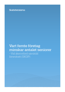 Vart femte företag minskar antalet seniorer
