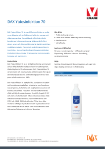 DAX Ytdesinfektion 70