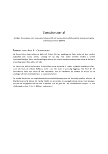 Ämbetet som tjänst åt församlingen 1997