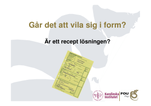 Går det att vila sig i form?