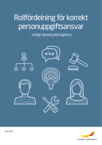 Personuppgiftsansvar 20190408