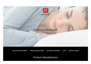 latex pillow cover fabric woven pp fabric