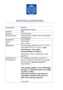 Kontrollsrining 1