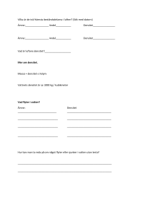 Densitet