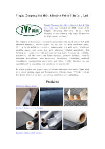 Pinghu Zhanpeng Hot Melt Adhesive Web & Film Co., Ltd.