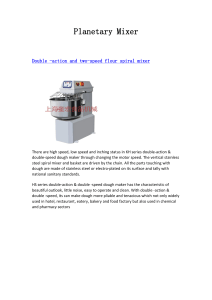 Planetary Mixer